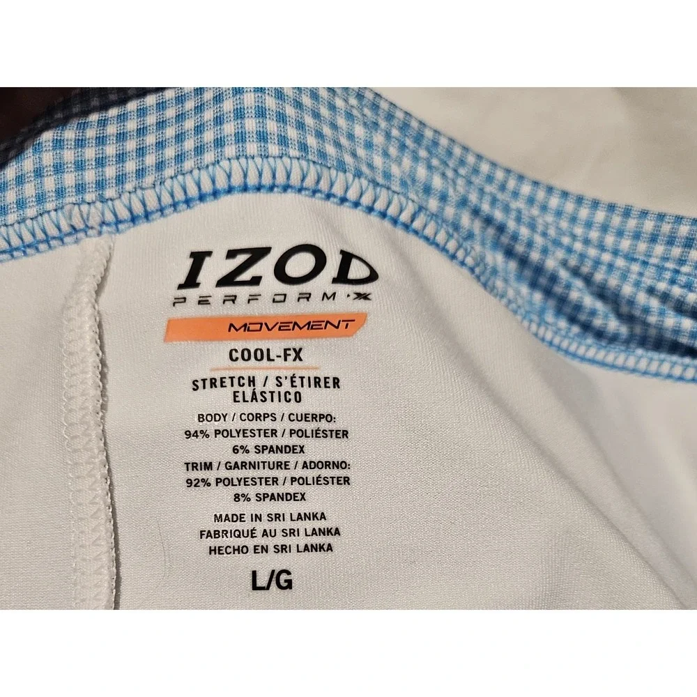 Izod PerformX Movement CoolFX woman's blue  golf skort size‎ Large